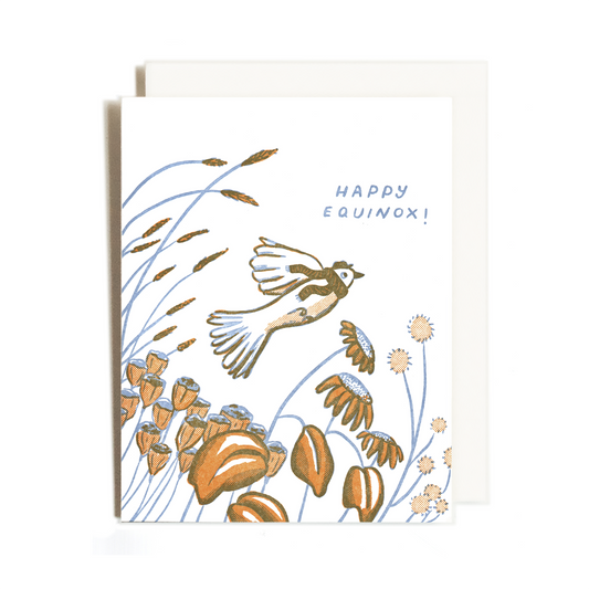 Equinox Bird Greeting Card