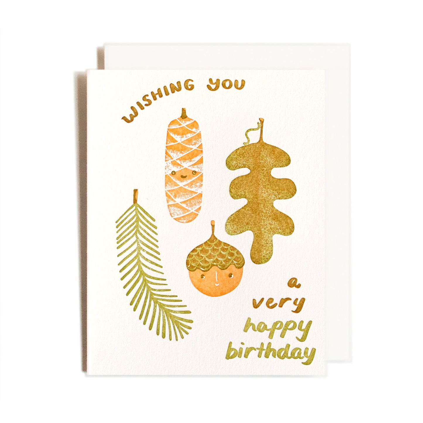 Fall Birthday Greeting Card