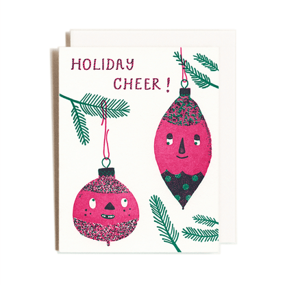 Ornaments Cheer Greeting Card