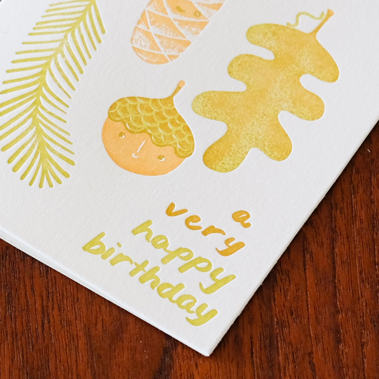 Fall Birthday Greeting Card